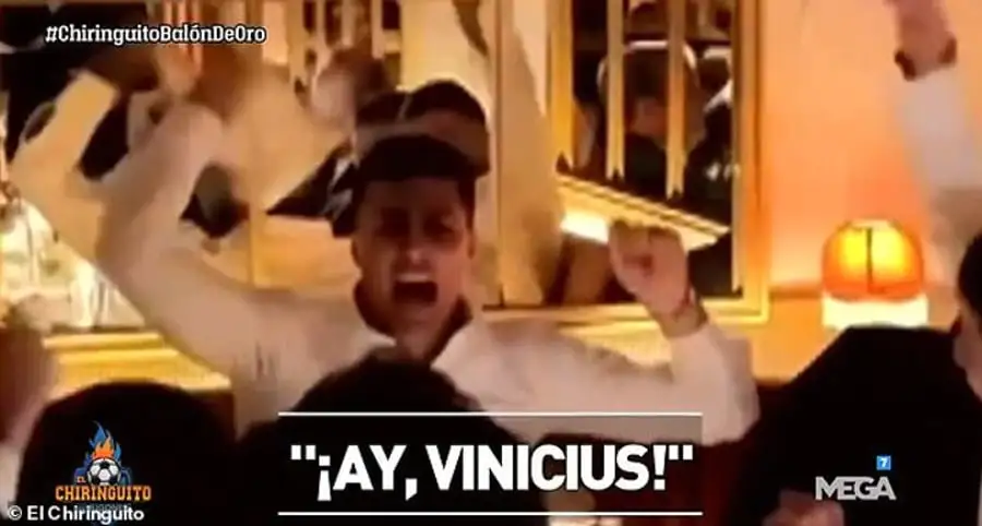 Footage of Rodri appearing to make 'mocking chant towards snubbed Vinicius'