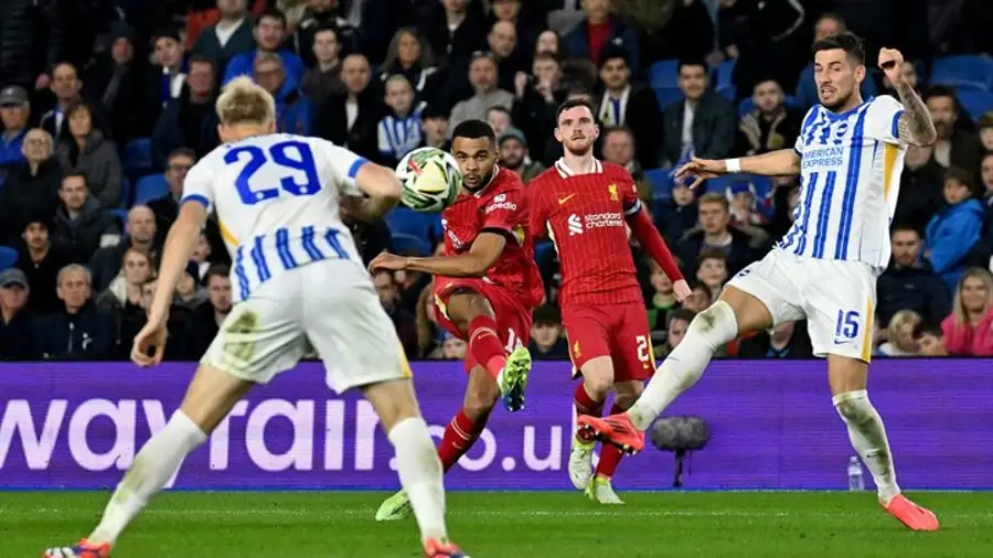Brighton 2-3 Liverpool: Reds advance in Carabao Cup with Gakpo brace & Díaz goal